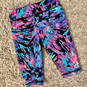 EUC I Adidas Kids Colorful Patterned Leggings I Size 24M